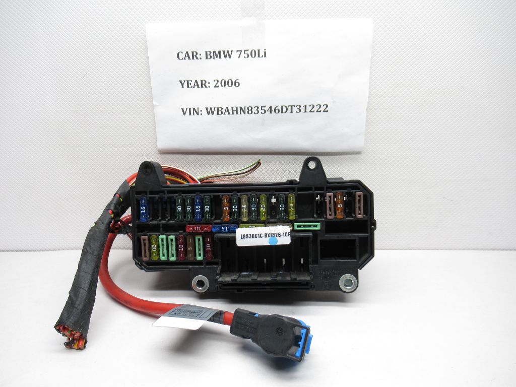 06-08 BMW 750Li  Power Distribution Control Module Fuse Box 61136900583-03  OEM