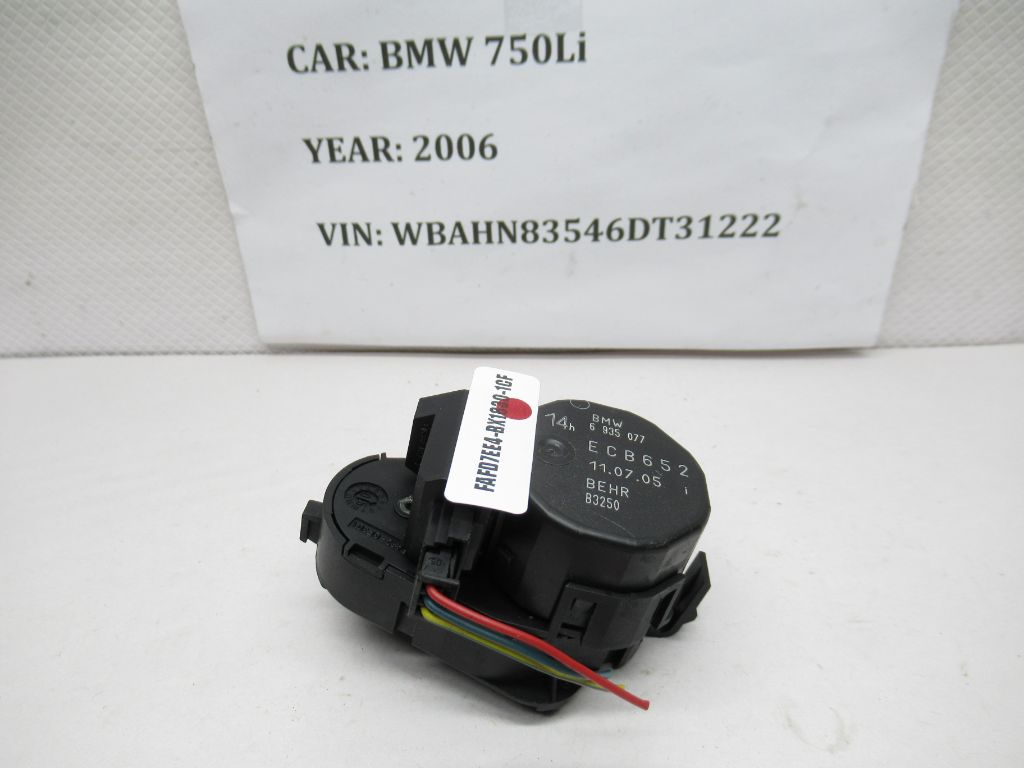 2006-2008 BMW 750Li Positioning Drive Vent Flap Actuator 6935077 OEM