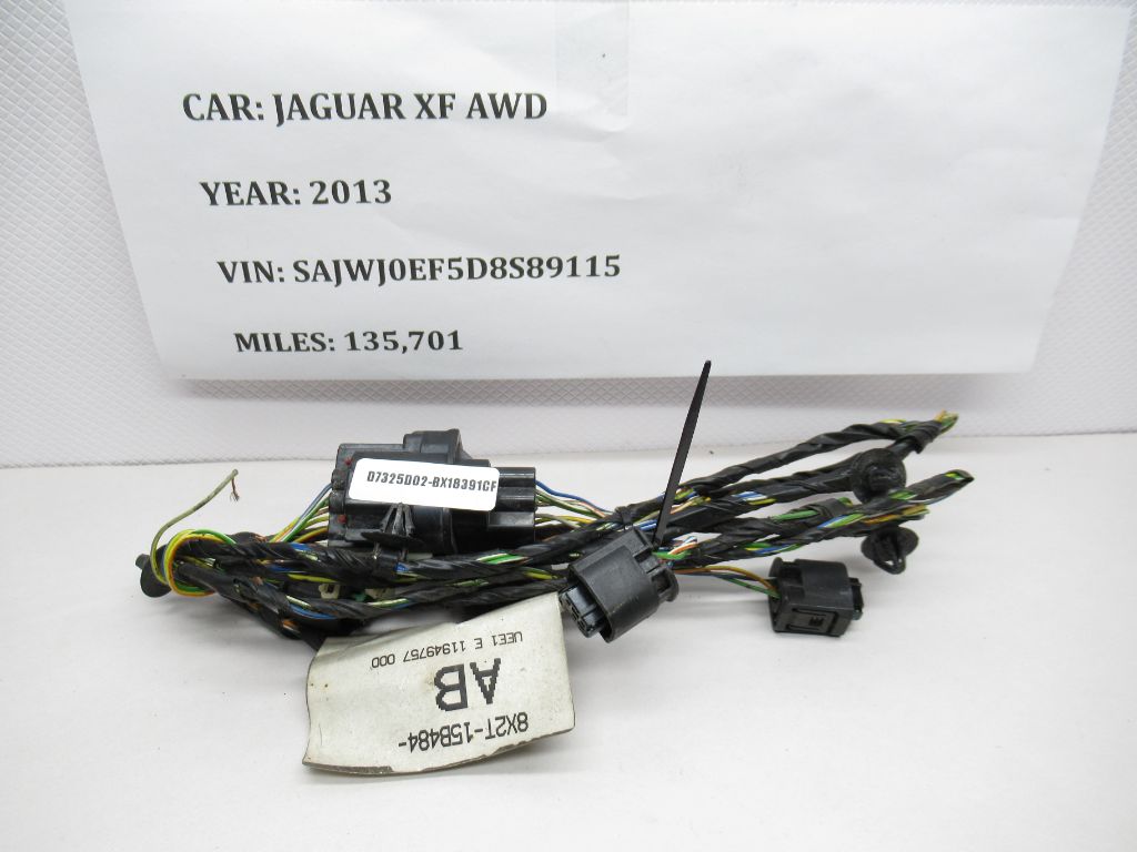 2009-2015 JAGUAR XF Parking Sensor Wiring Harness 8X2T-15B484-AB OEM