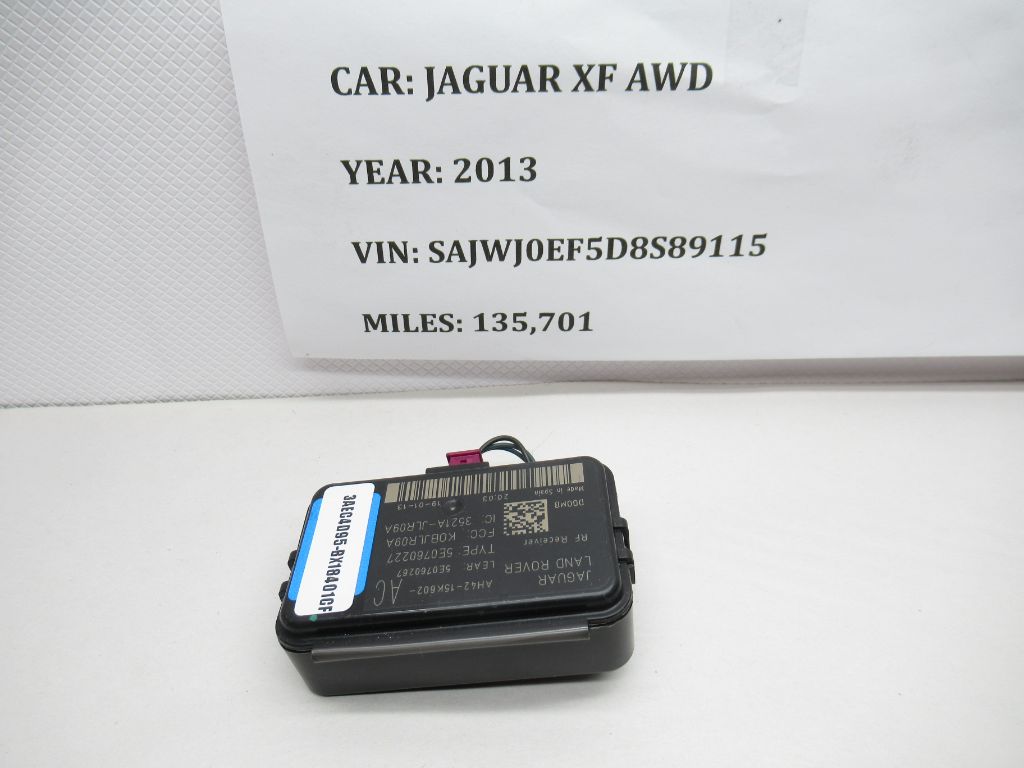 2013 Jaguar XF AWD Anti Theft Locking Module AH42-15K602-AC OEM