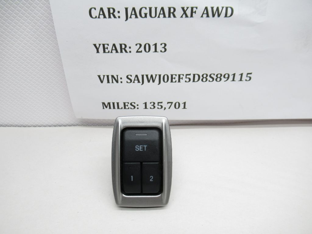 12-15 Jaguar XF AWD Seat Preset Memory Control Button Switch CX23-14776-AA OEM