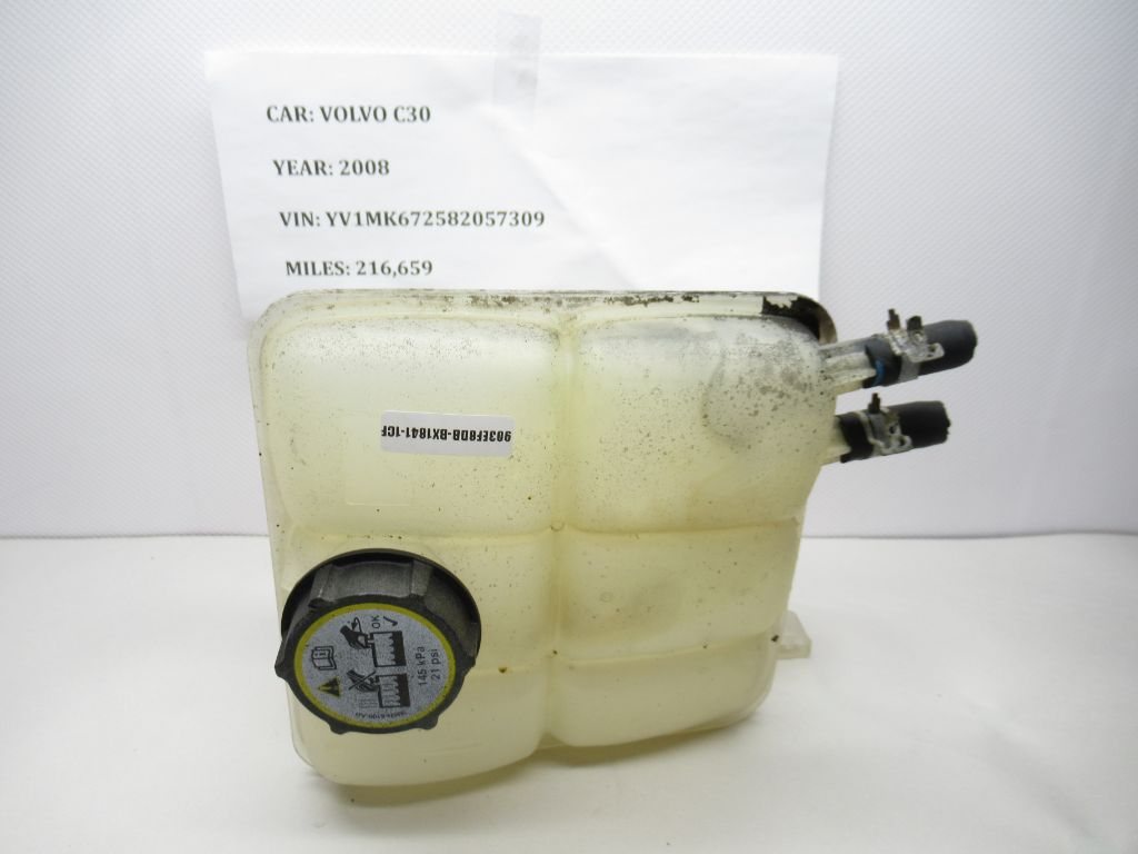 2008 Volvo C30 Coolant Expansion Tank Reservoir D2L4A OEM