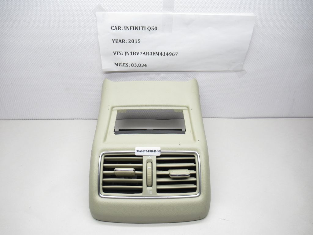 2014 - 2018 INFINITI Q50 Q60 Center A/C Vent Trim 687944GA0A OEM