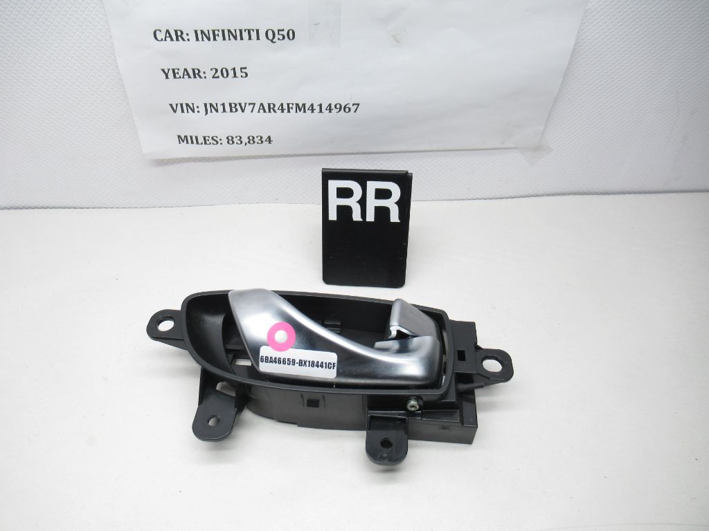 2014-2024 Infiniti Q50 Rear Right Door Inside Handle 80670-1MA1A OEM