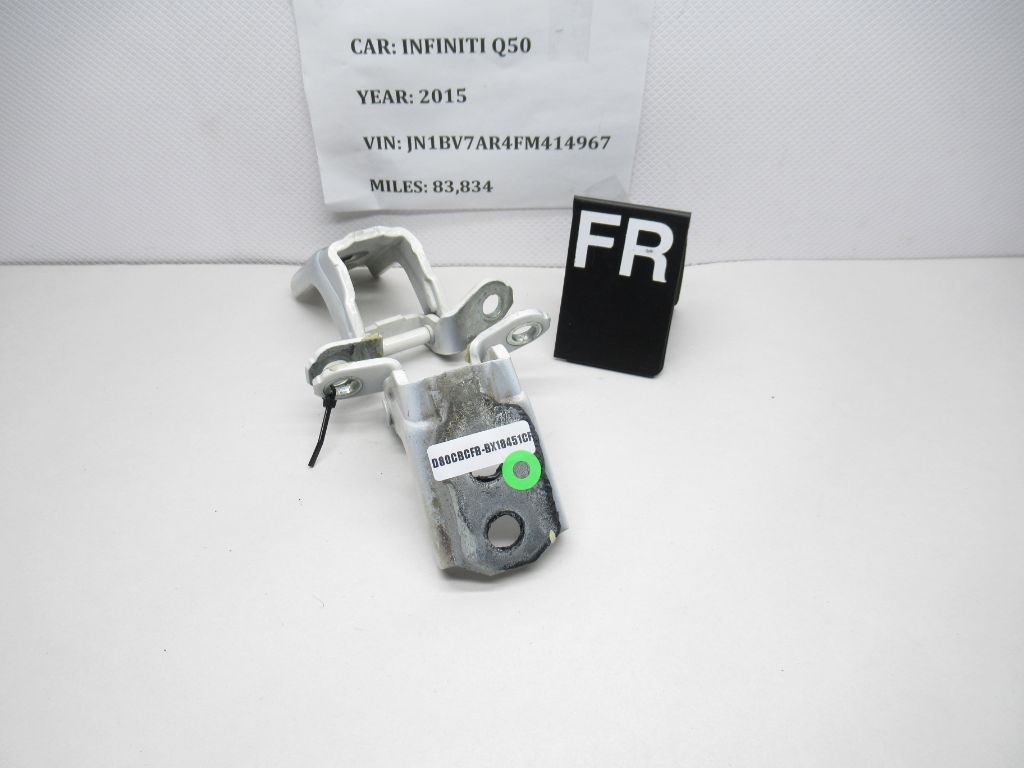 14-20 Infiniti Q50 Front Right Side Door Lower Mount Hold Hinge A048520 OEM