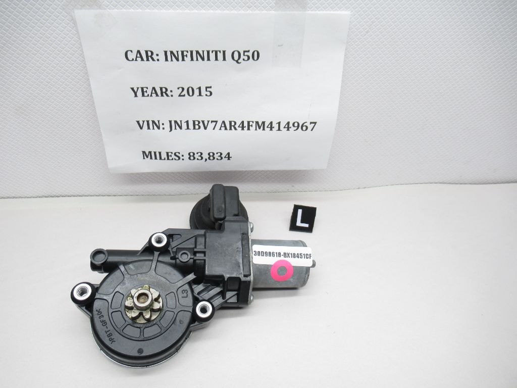2014-2020 Infiniti Q50 Rear Left Door Window Regulator 82731-5RB0A OEM