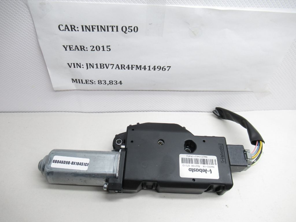 2014-2018 Infiniti Q50 Sunoof Motor NA002-V4 OEM