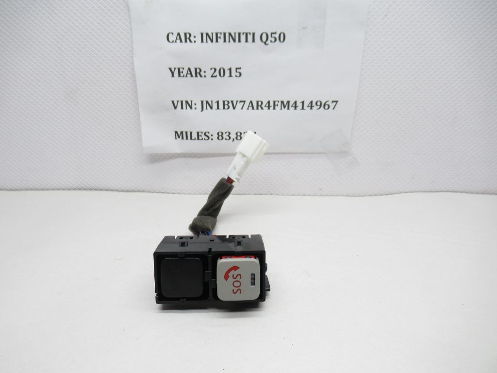 2015-2019 Infiniti Q50 Roof Map SOS Button 253B01LZ0A OEM