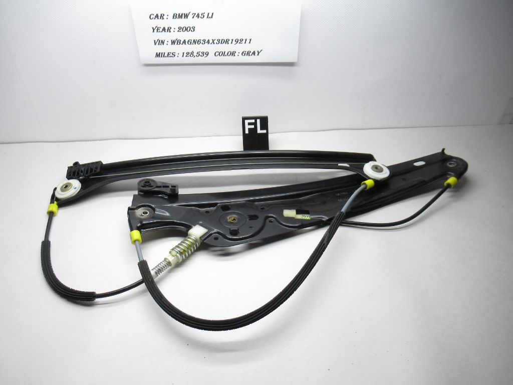 2002-2005 BMW 745 LI Front Left Window Regulator 7024811 OEM