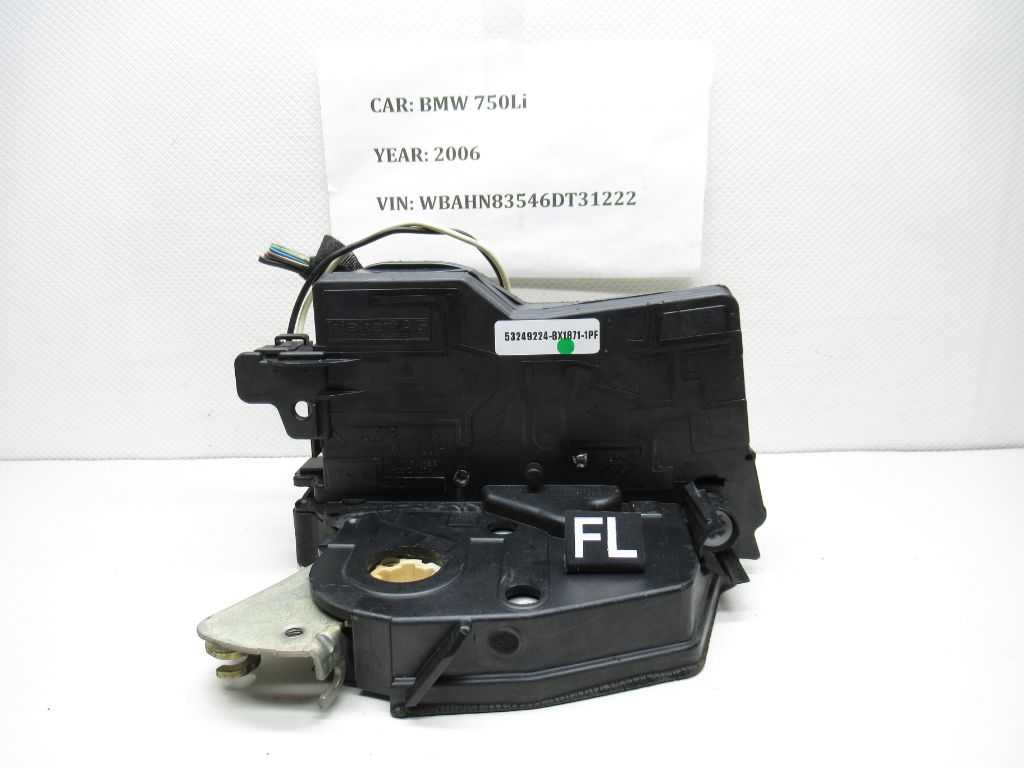 2006-2008 BMW 750LI Lock Latch Lock Actuator Front Left 7169235 OEM