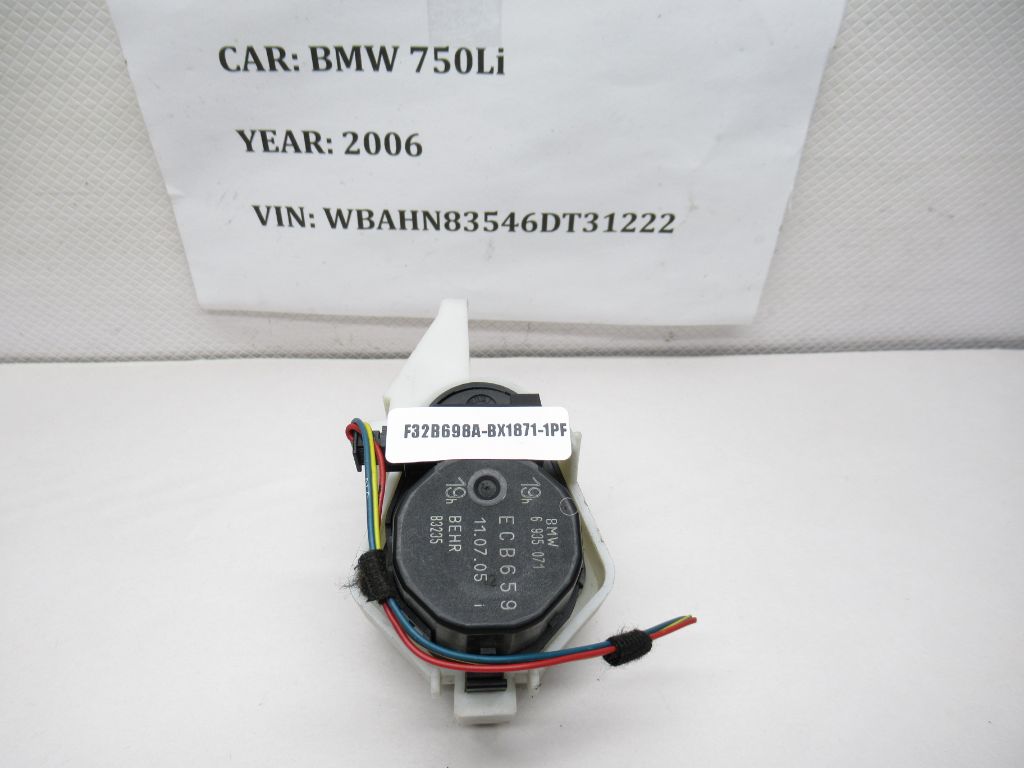 2006 - 2008 BMW 750LI HVAC Air Flap Actuator 6935071 OEM
