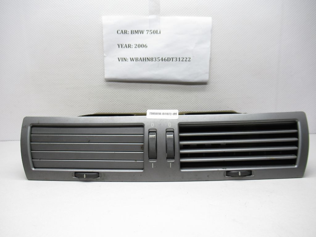 06-08 BMW 750Li Dashboard Air Vent Grille Dash 8223599064.22 OEM