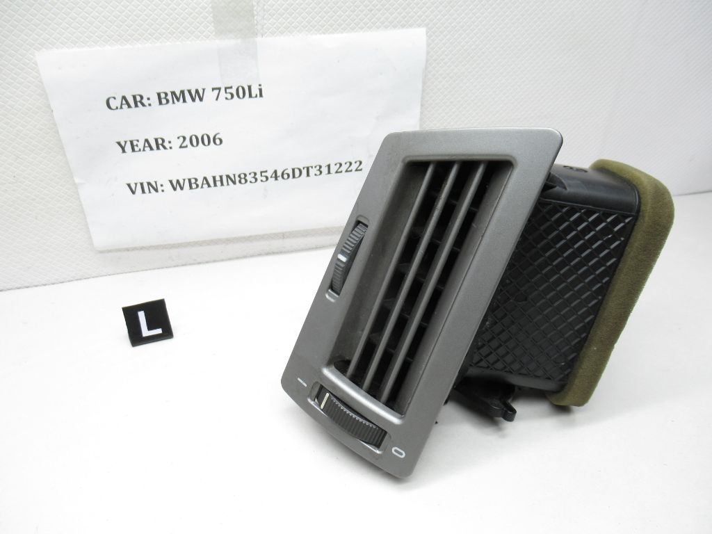 06-08 BMW 750Li FL Dash AC Air Vent Fresh Air Grille 64226943011 OEM