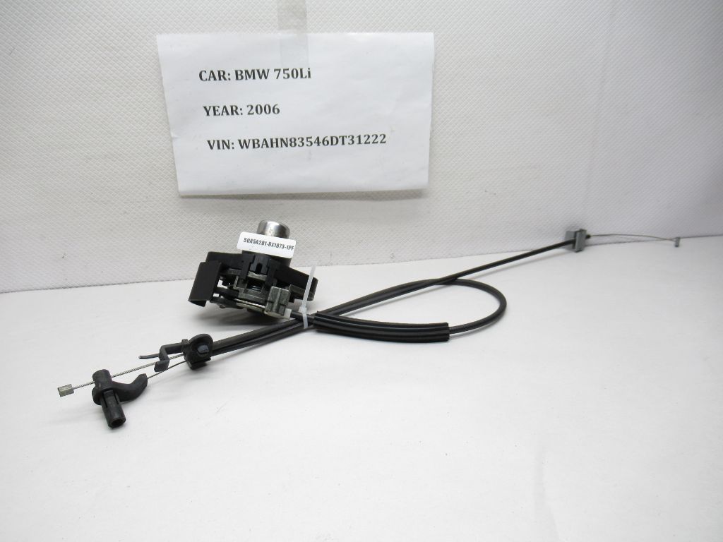 2006-2008 BMW 750LI Emergency Trunk Release Bowden Cable 7145872 OEM