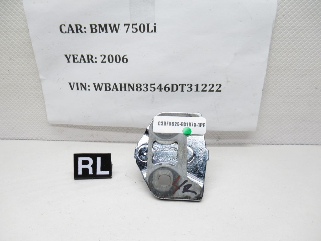 2006 - 2008 BMW 750Li Rear Left Door Lock Striker Plate 7148706 OEM