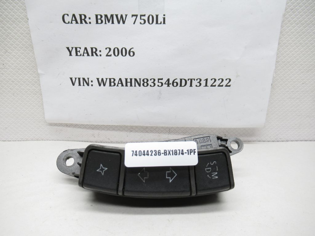 06 - 08 BMW 750Li Steering Wheel Multifunction Control Switch 6911586 OEM