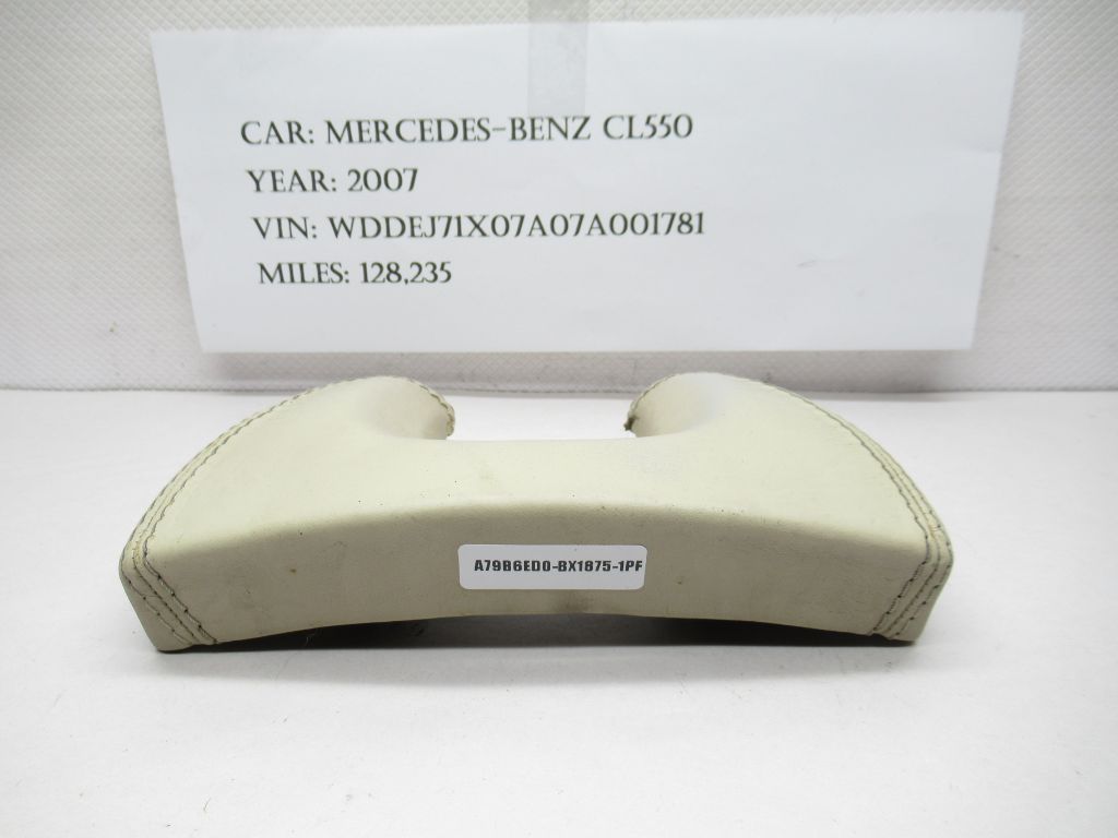 2007-2014 Mercedes Benz CL550 Center Console Pad Palm Rest 2166800008 OEM