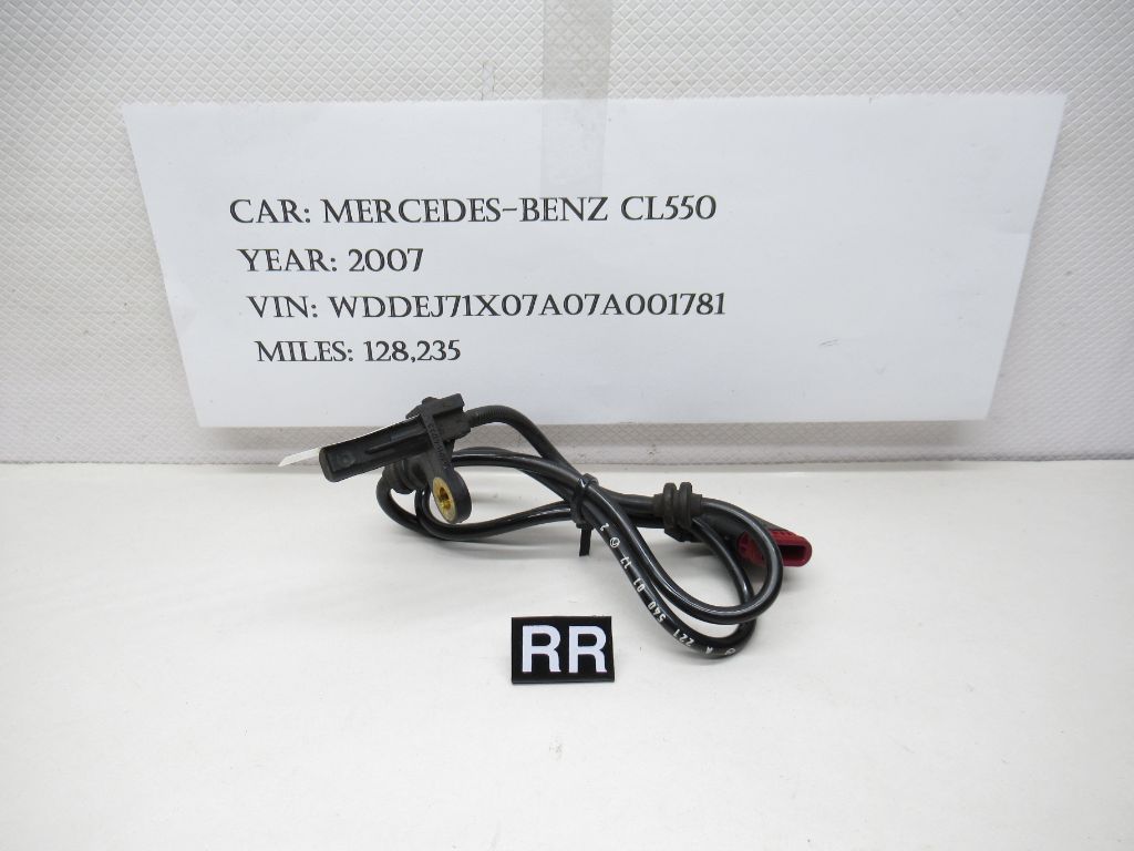 07 - 14 MERCEDES CL550 REAR RIGHT SIDE ABS SPEED SENSOR A 039 545 29 28 OEM