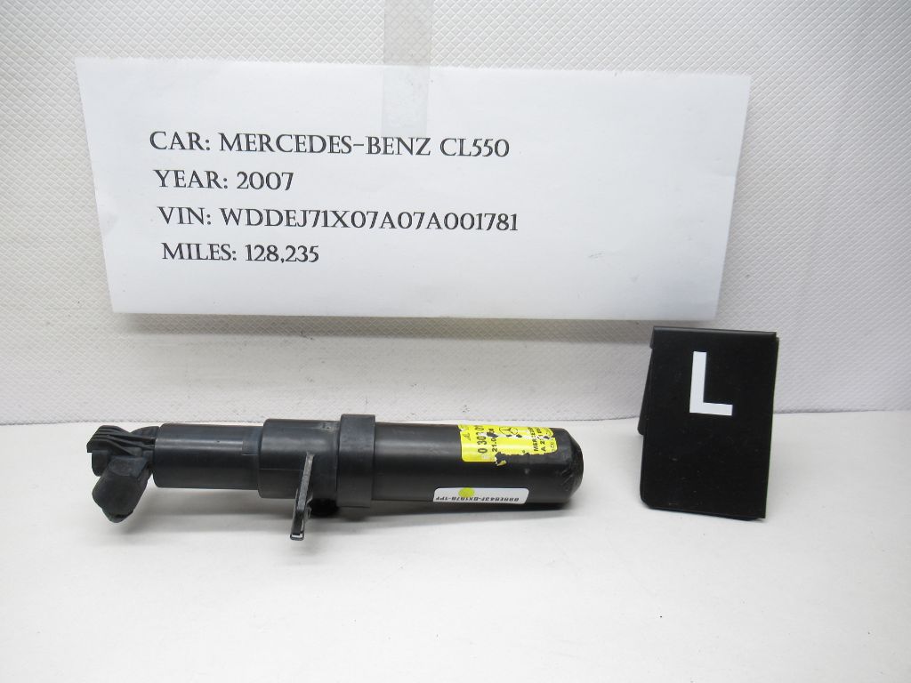 07-14 Mercede S400 CL550 LH Headlight Washer Nozzle Pump 2218600147 OEM