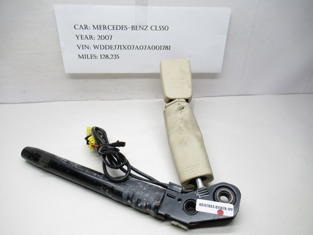 07-14 Mercedes CL550 S550 FL Side Seat Belt Buckle 2218601769 OEM