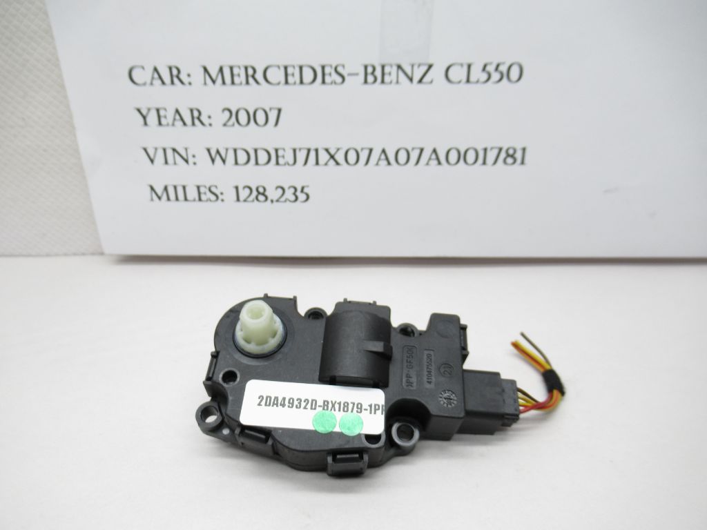 07-14 Mercedes CL550 AC Heater Control Flap Motor Actuator EFB330 OEM