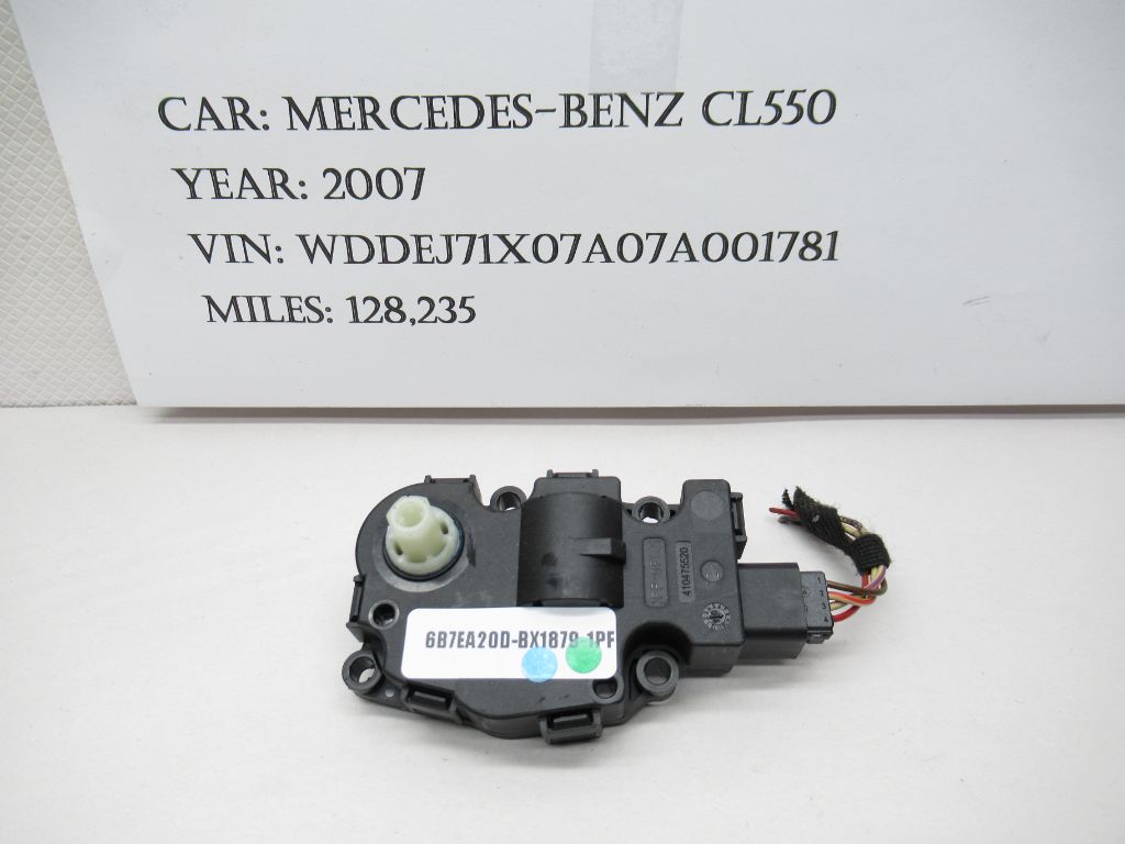07-14 Mercedes-Benz CL550 AC Heater Control Flap Motor Actuator EFB330 OEM