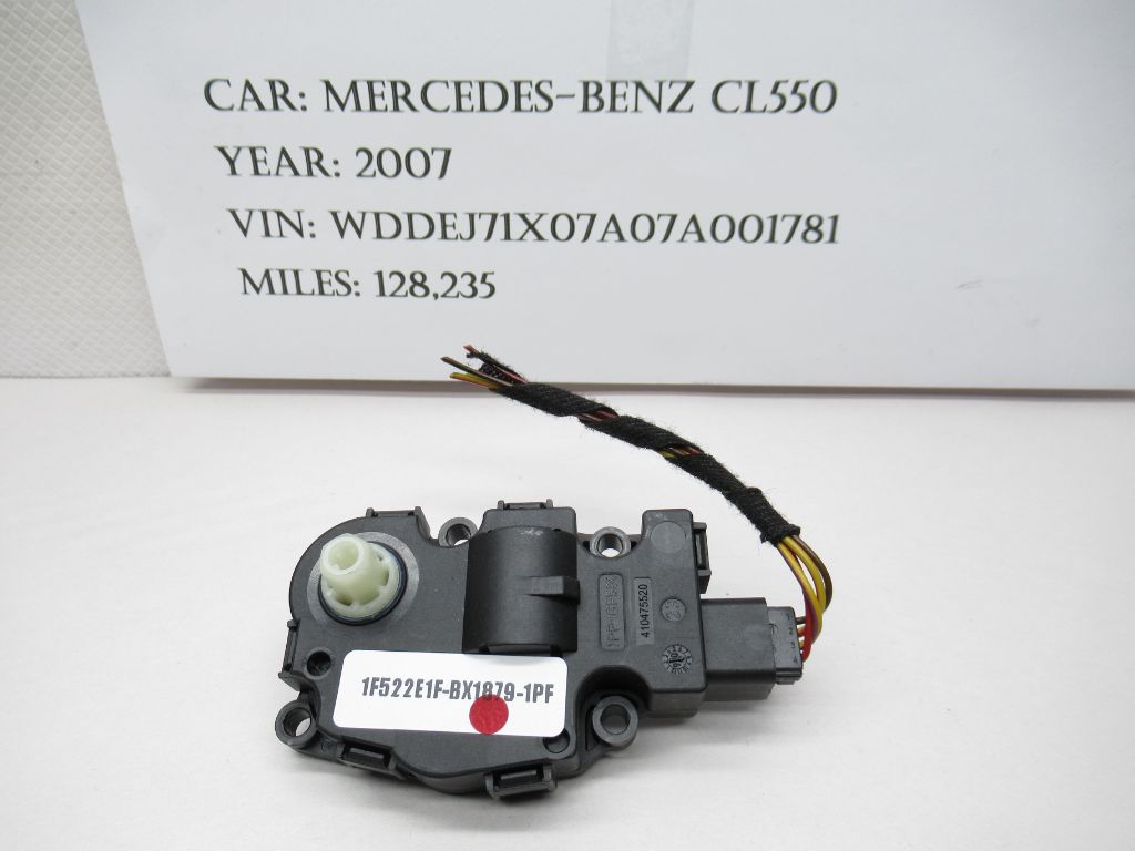 07-14 Mercedes CL550 AC Heater Control Flap Motor Actuator EFB330 OEM