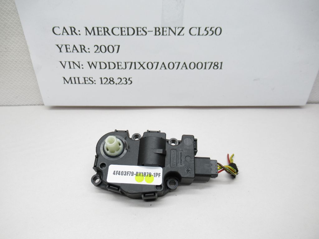 07-14 Mercedes-Benz CL550 AC Heater Control Flap Motor Actuator EFB330 OEM
