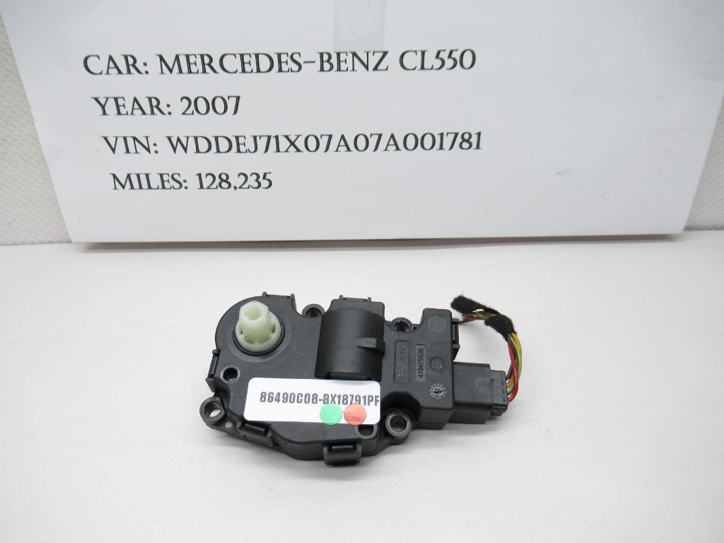 07-14 Mercedes-Benz CL550 AC Heater Control Flap Motor Actuator EFB330 OEM