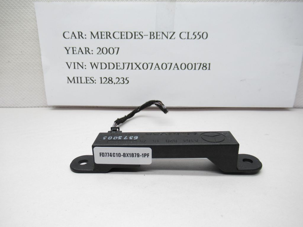 04-14 Mercedes-Benz CL550 Door Keyless Go Entry Sensor Module A1648201575 OEM