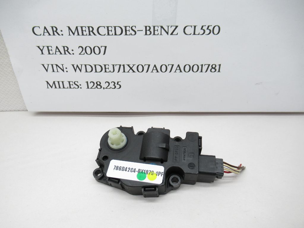 07-14 Mercedes-Benz CL550 AC Heater Control Flap Motor Actuator EFB330 OEM