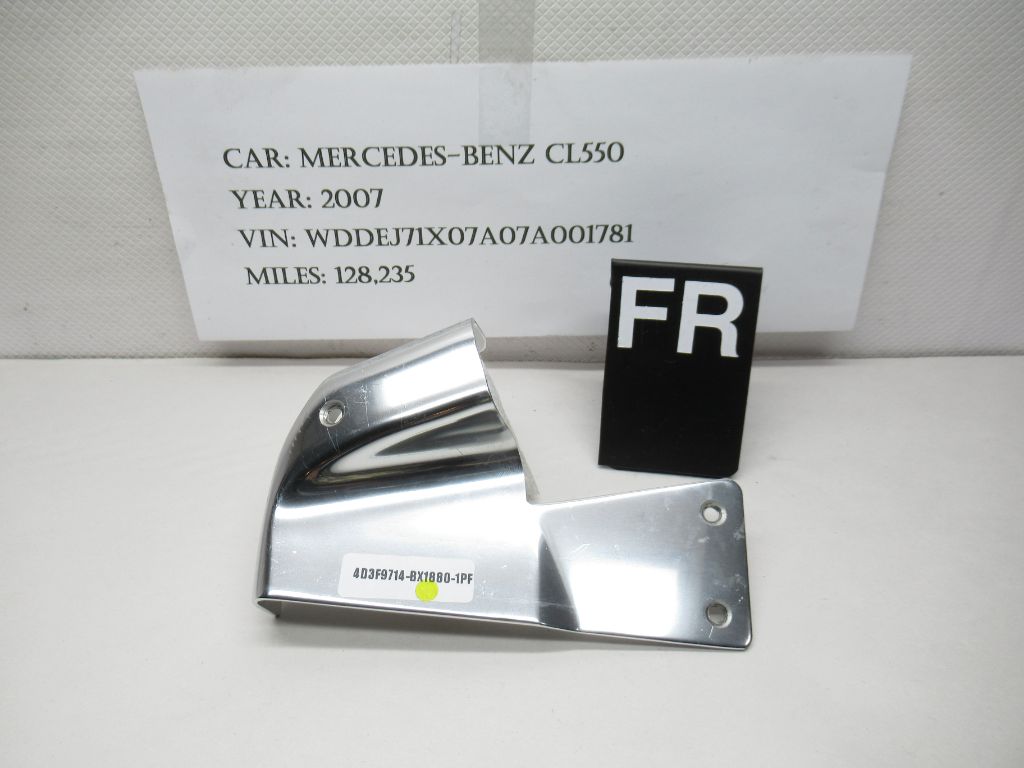 07-14 Mercedes Benz CL550 Right B-Pillar Trim Cover Chrome A2166730238 OEM