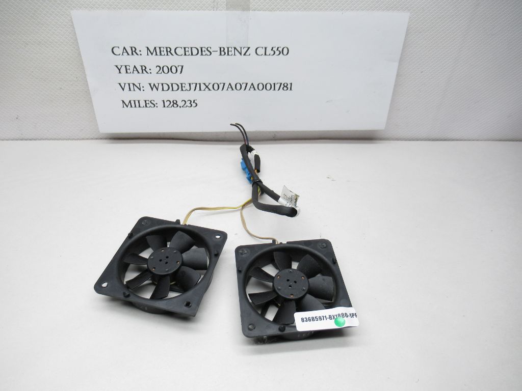 07-14 Mercedes CL550 Front Seat Blower Cooler Fan Fans Assembly 6294002010 OEM