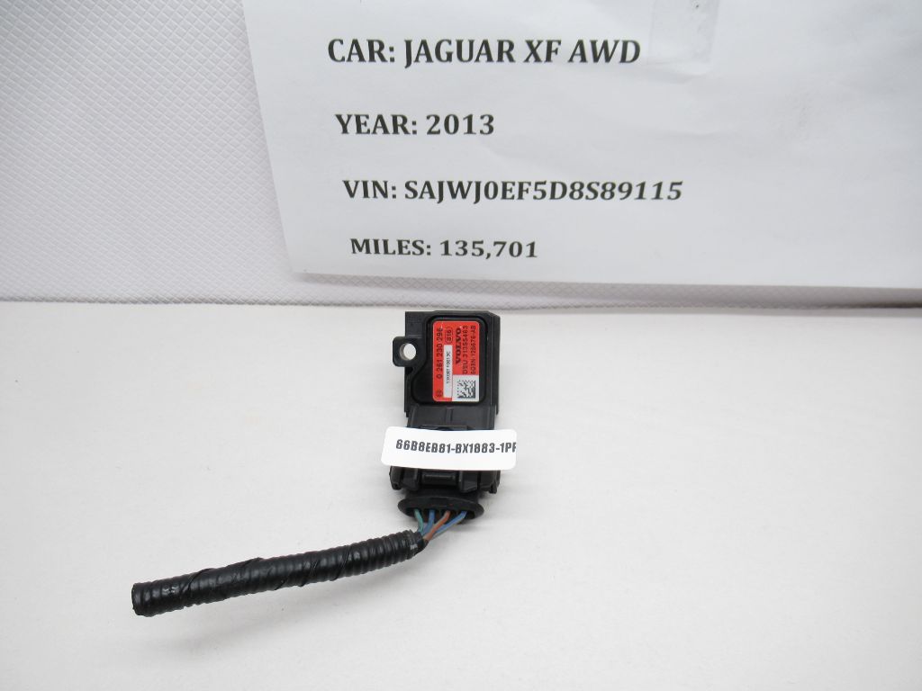 2013-2015 Jaguar XF Turbo Boost Pressure Sensor 6G9N 12B676 AB OEM