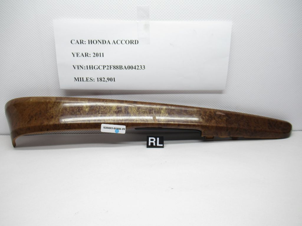 2008-2012 Honda Accord Rear Left Door Trim Bezel Molding 83750TA0A020 OEM