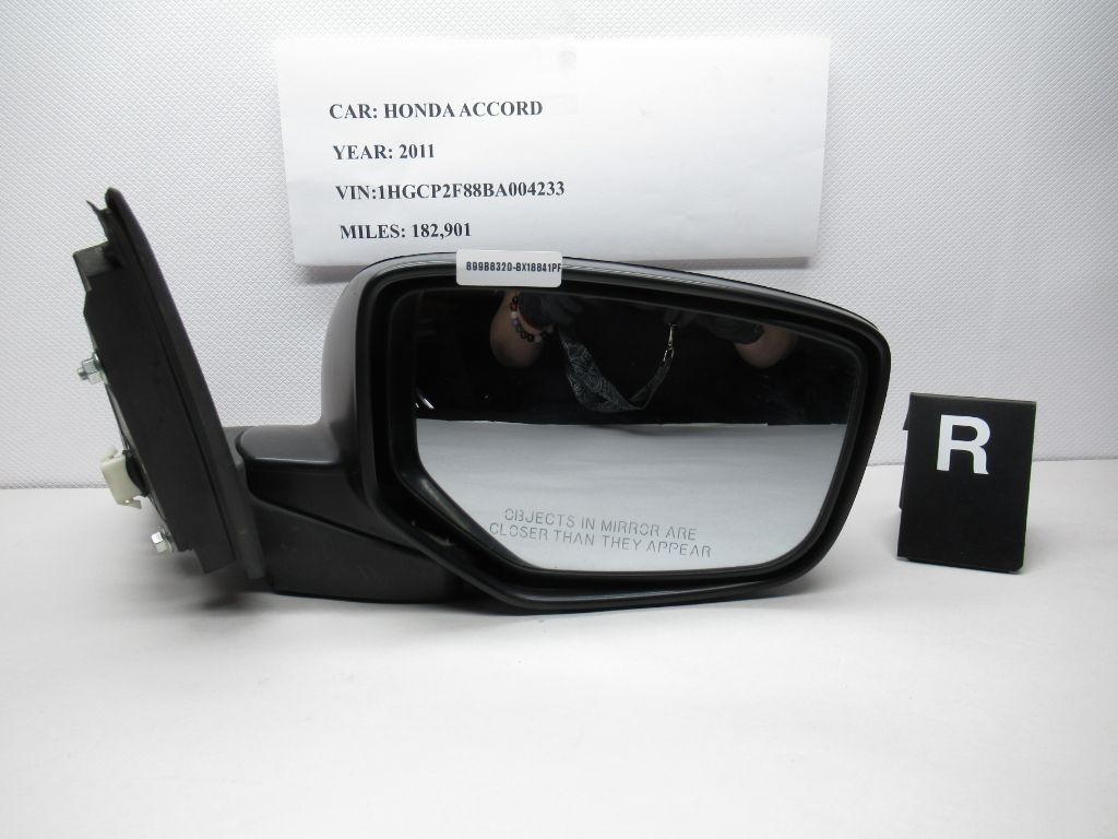 2010-2011 Honda Accord Right Side View Mirror Outside 76258-TP6-A11 OEM
