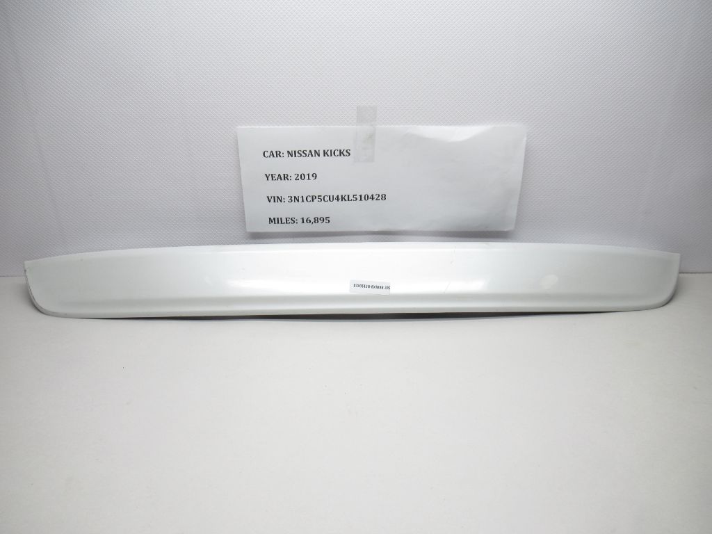 18-24 NISSAN KICKS Rear Trunk License Plate Light Molding Panel 90810-5RB OEM