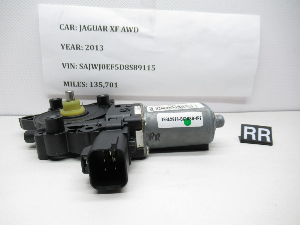 09-15 Jaguar XF AWD Rear Right Side Door Window Regulator Motor C2Z-26992 OEM