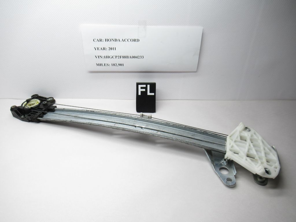 2011-2012 Honda Accord Front Left Window Regulator 72250TE0A11 OEM