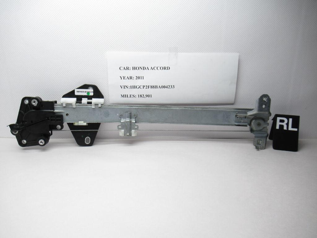 2011-2012 Honda Accord Rear Left Window Motor Regulator 72210TF0A01 OEM
