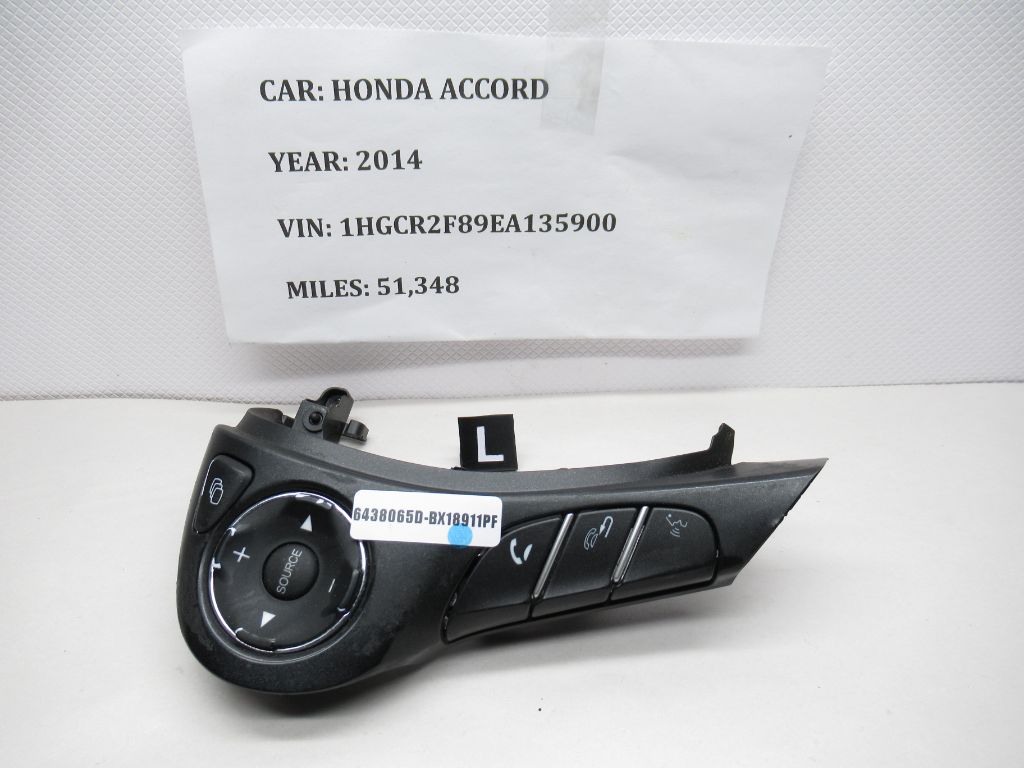 2014 Honda Accord Media Wheel Switch M48499 A OEM