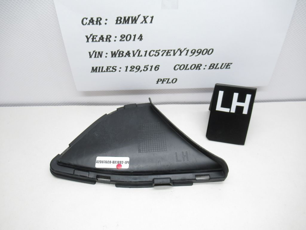 2012-2015 BMW X1 Left Side Air Duct Cover 51647307792 OEM