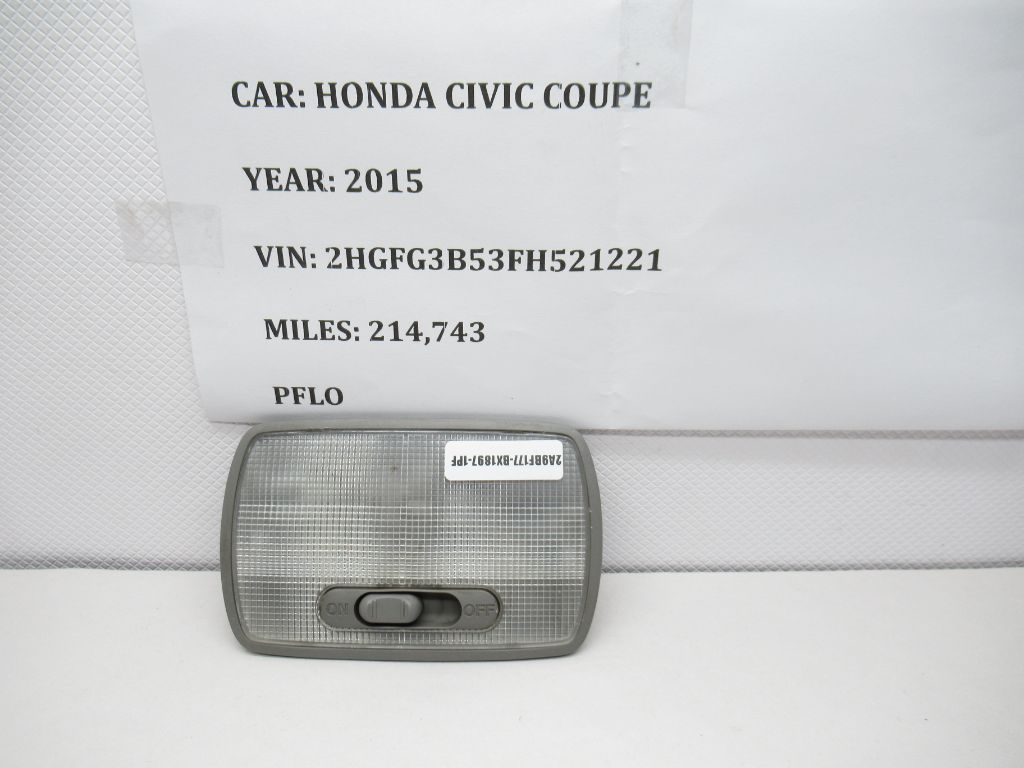 2015 Honda Civic Coupe Rear Over Head Dome Light 34254T2A023ZL OEM