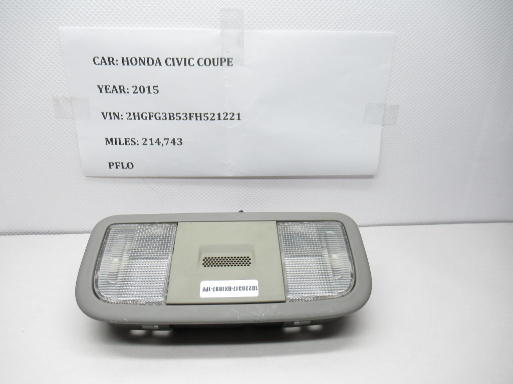 2015 Honda Civic Coupe Interior Roof Lamp 34404SZTA21ZD OEM