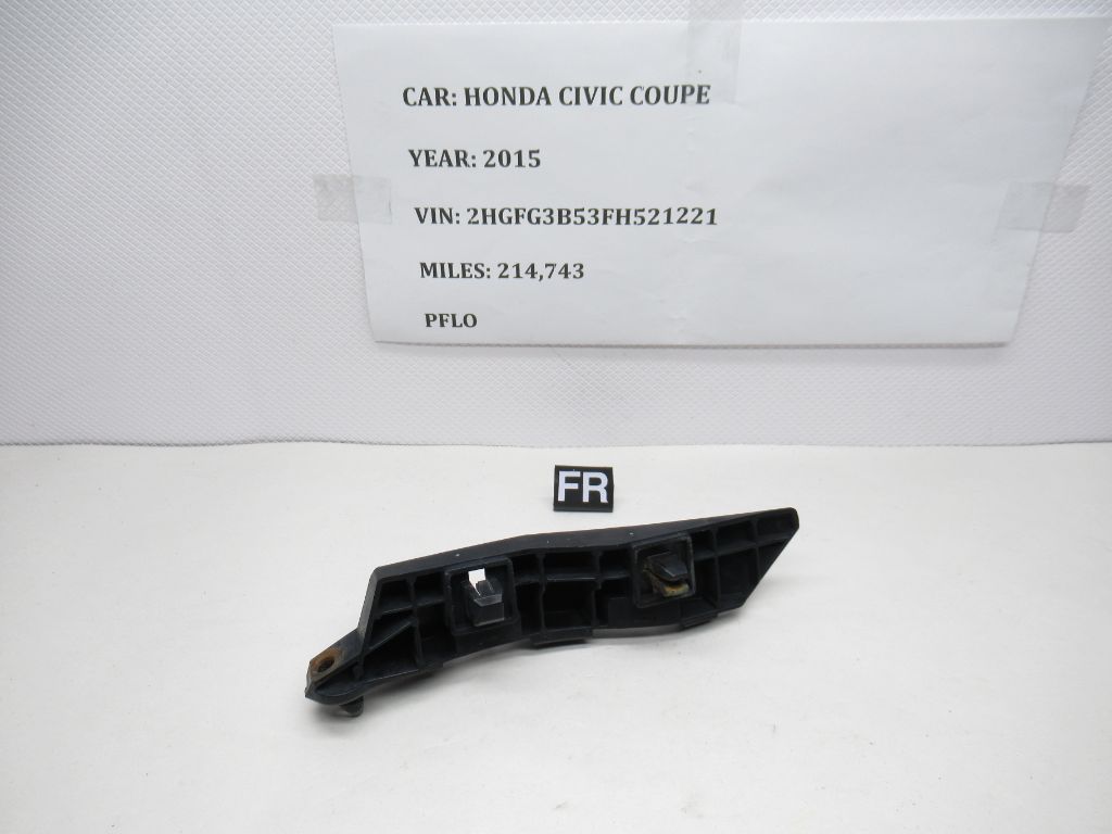 14-15 Honda Civic Coupe Bumper Clip Bracket Passenger Front 71193-TS8-A51 OEM