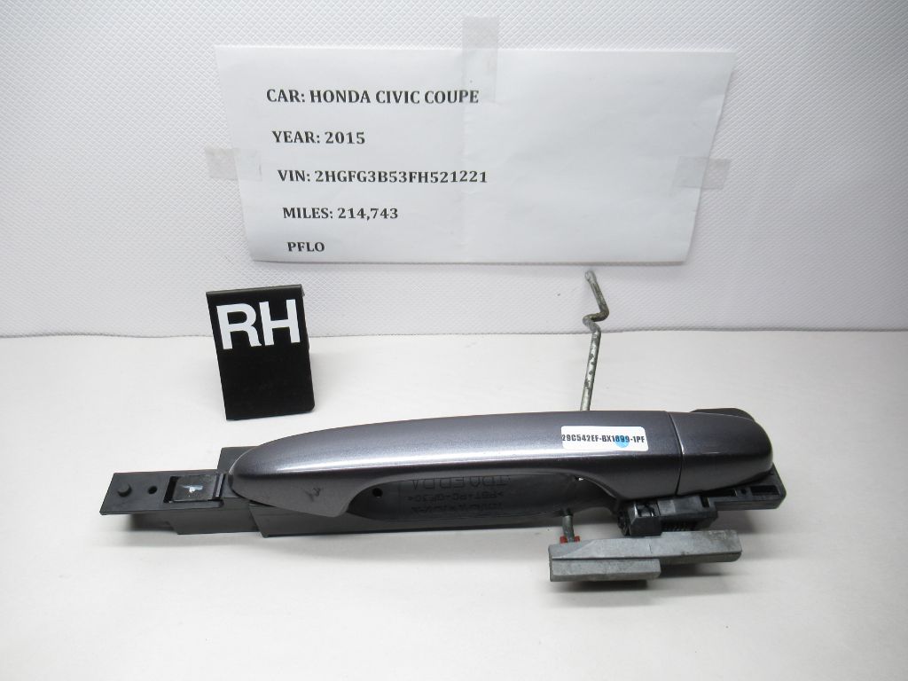 2015 Honda Civic Coupe Right Ecterior Door Handle 72142TR0A02 OEM