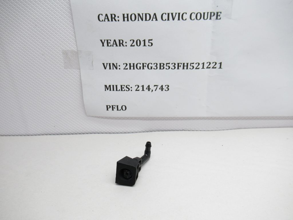 2015 Honda Civic Coupe Windshield Washer Nozzle 76810TR3A01 OEM