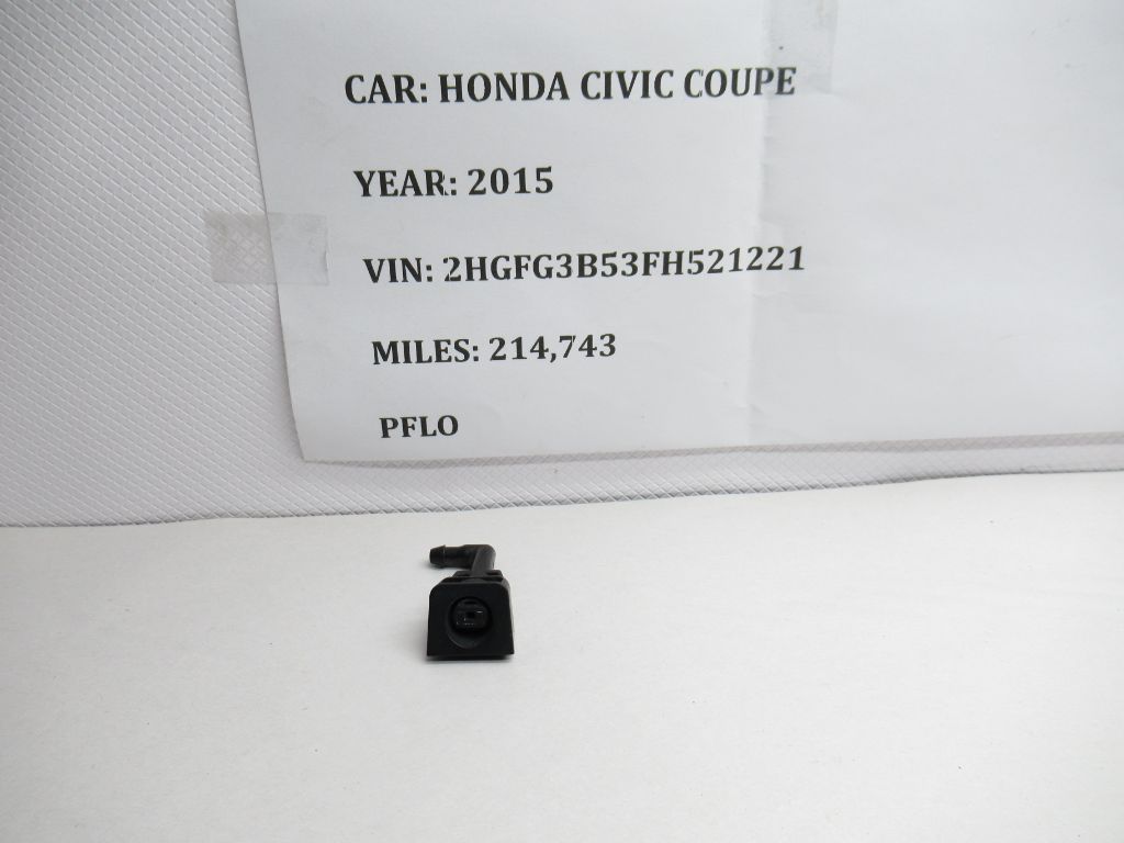 2015 Honda Civic Coupe Windshield Washer Nozzle 76810TR3A01 OEM