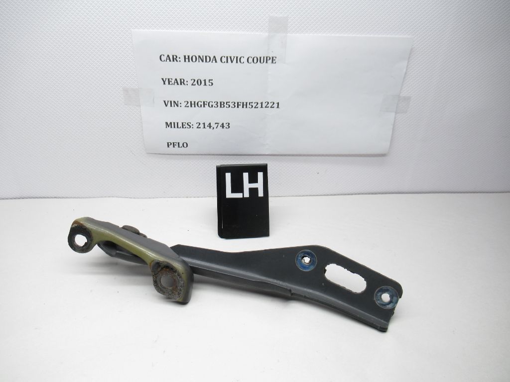 2015 Honda Civic Coupe Left Hood Hinge 60170TR0A00ZZ OEM