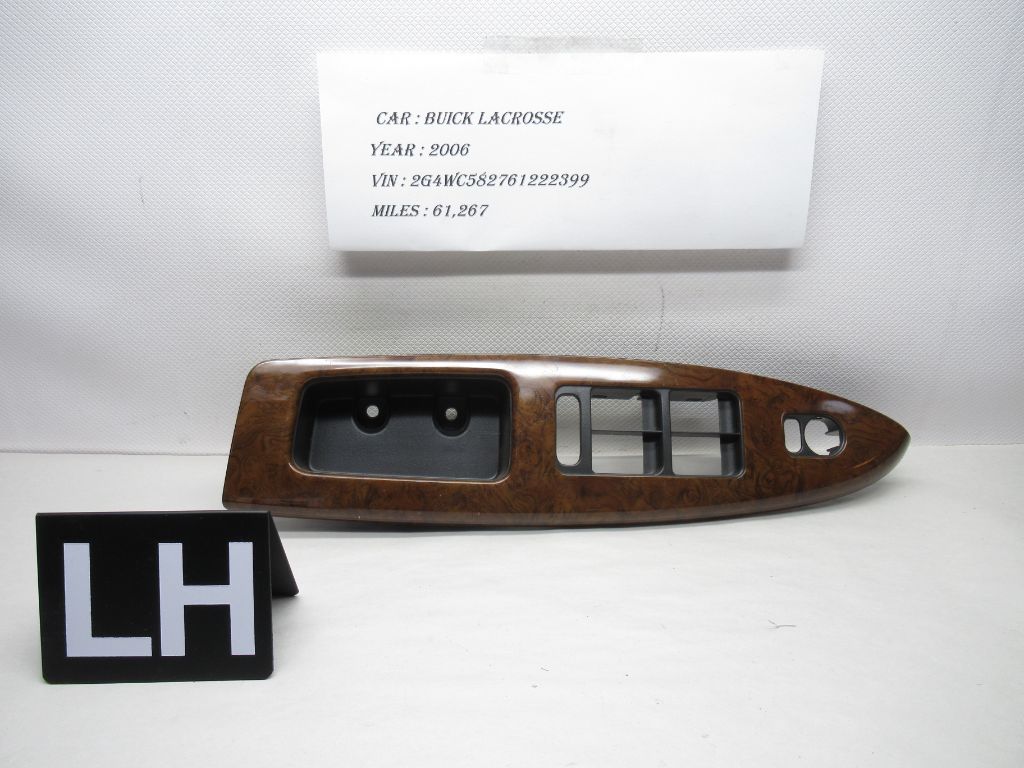 05-09 Buick LaCrosse Power Window Master Switch and Bezel 15245108 OEM